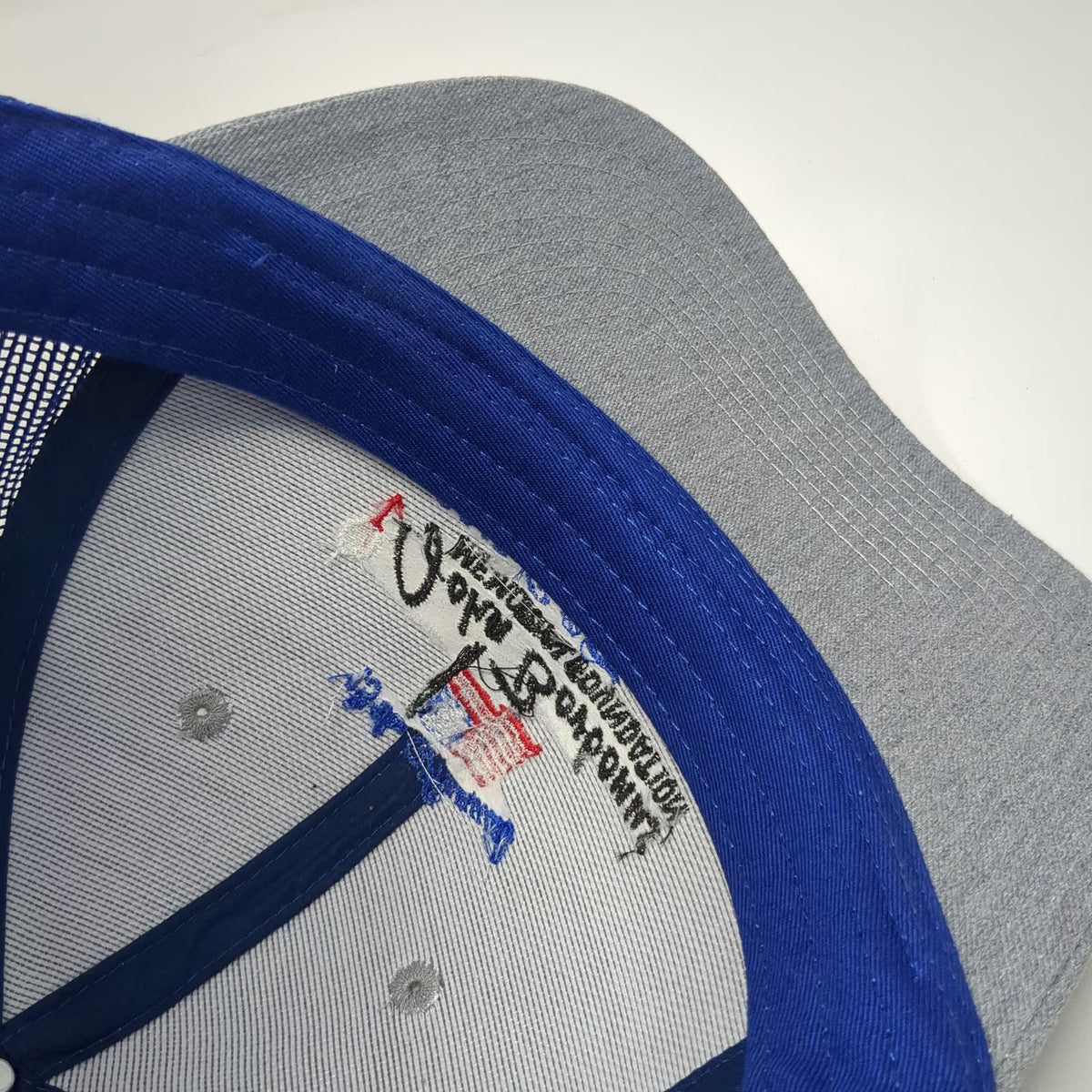 Port Authority Trucker Hat Gray Blue One Size John Borbonus Memorial Golf 2019