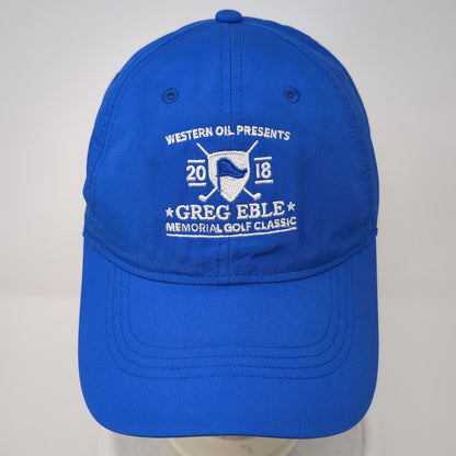 Western Oil Presents 2018 Greg Eble Memorial Golf Classic Baseball Cap Blue OS