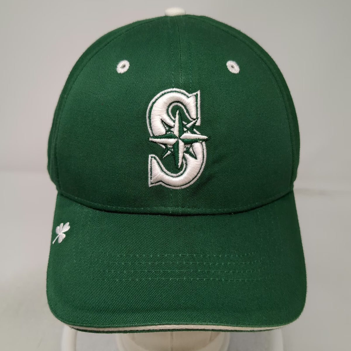 Seattle Mariners MLB New Era Baseball Cap Green One Size Shamrock Strapback Hat