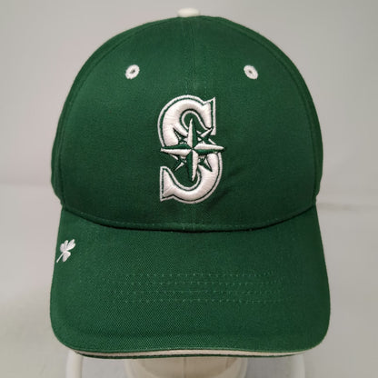 Seattle Mariners MLB New Era Baseball Cap Green One Size Shamrock Strapback Hat