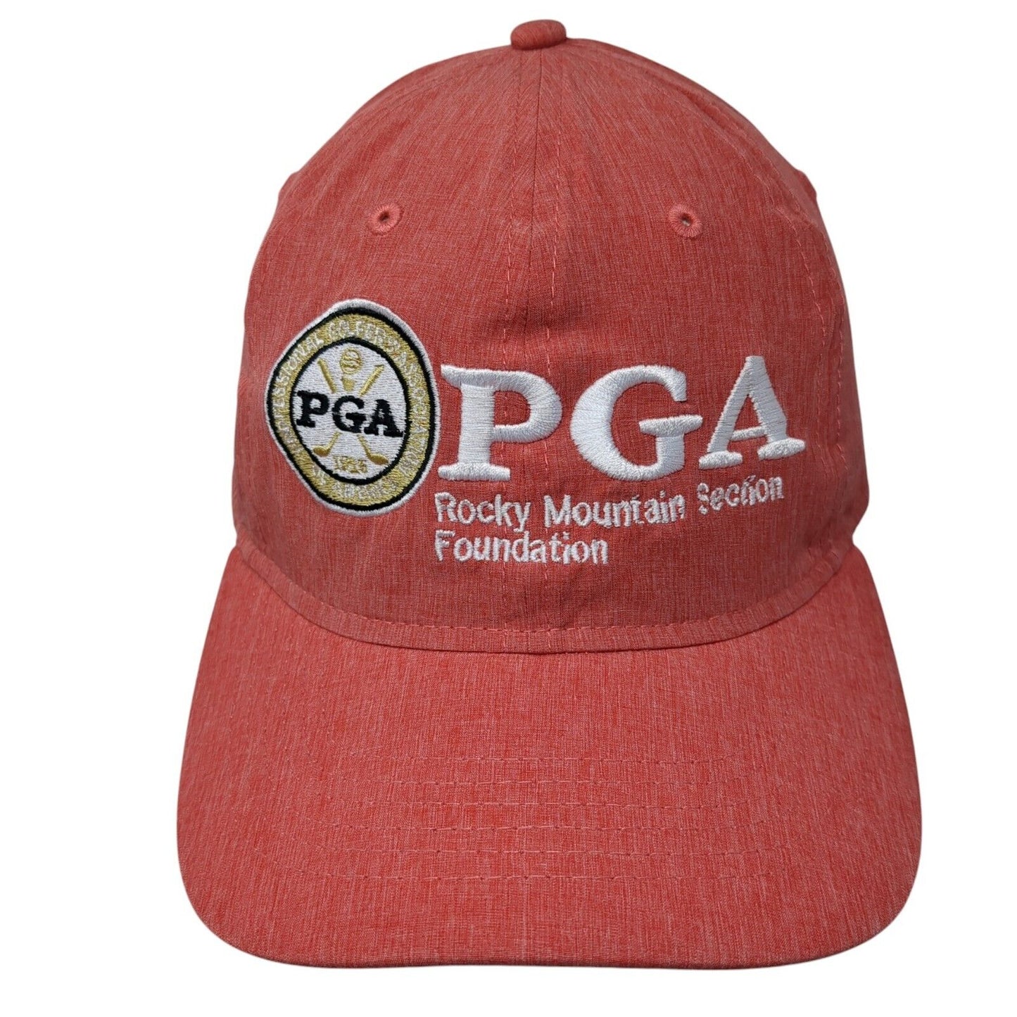 PGA Rocky Mountain Section Foundation Strapback Hat Pink OS Adjustable Legendary