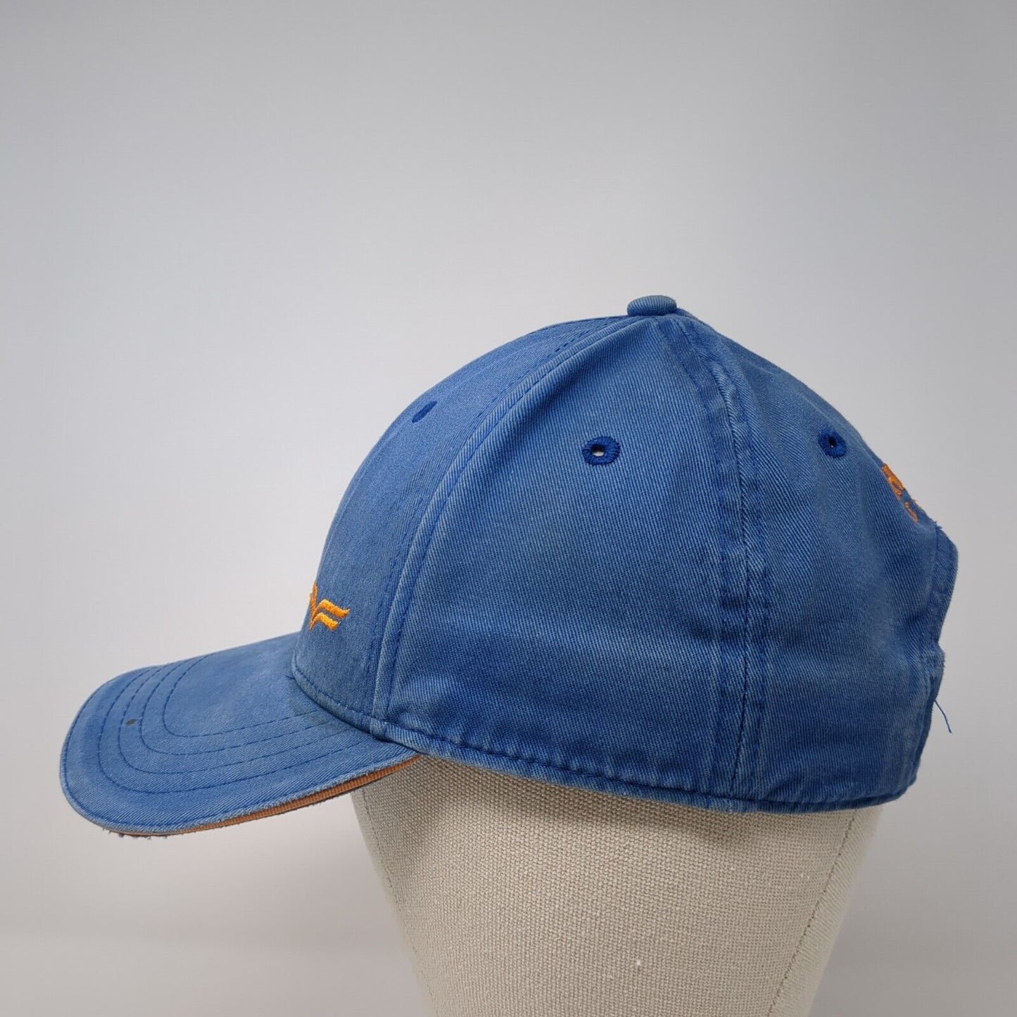 The Club at Spurwing Strapback Hat Blue One Size Adjustable Embroidered Pukka
