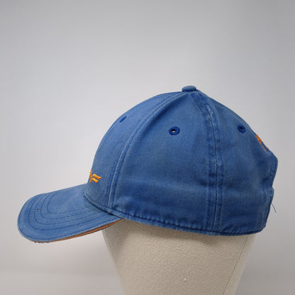 The Club at Spurwing Strapback Hat Blue One Size Adjustable Embroidered Pukka