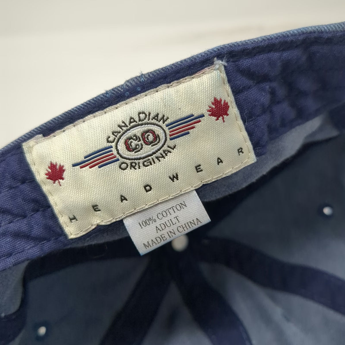 Canadian Original Baseball Cap Blue One Size Orca Whale Victoria Canada Hat