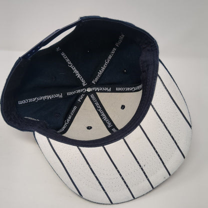 Piecemaker Snapback Hat Blue One Size Embroidered 420 Logo 6 Panel