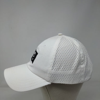Skull Snapback Hat White One Size Adjustable Breathable Mesh 6 Panel Salt Pines