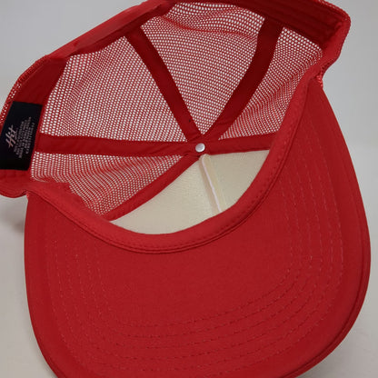 Hit Trucker Hat Red White One Size Dirty Monkey Banana Peanut Butter Whiskey