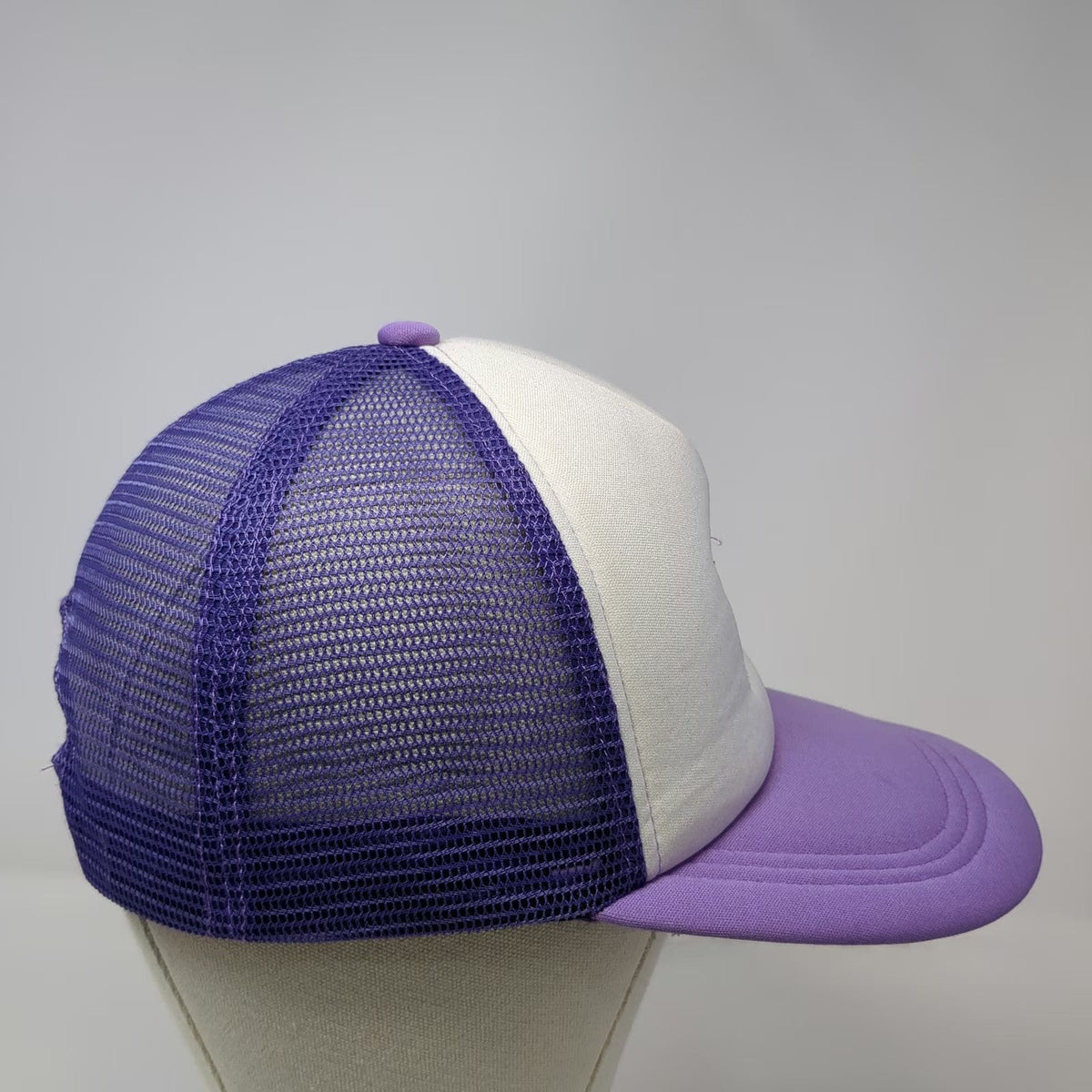 Peanuts Trucker Hat Purple White OSFM Snoopy Pickleball Mesh Snapback Graphic