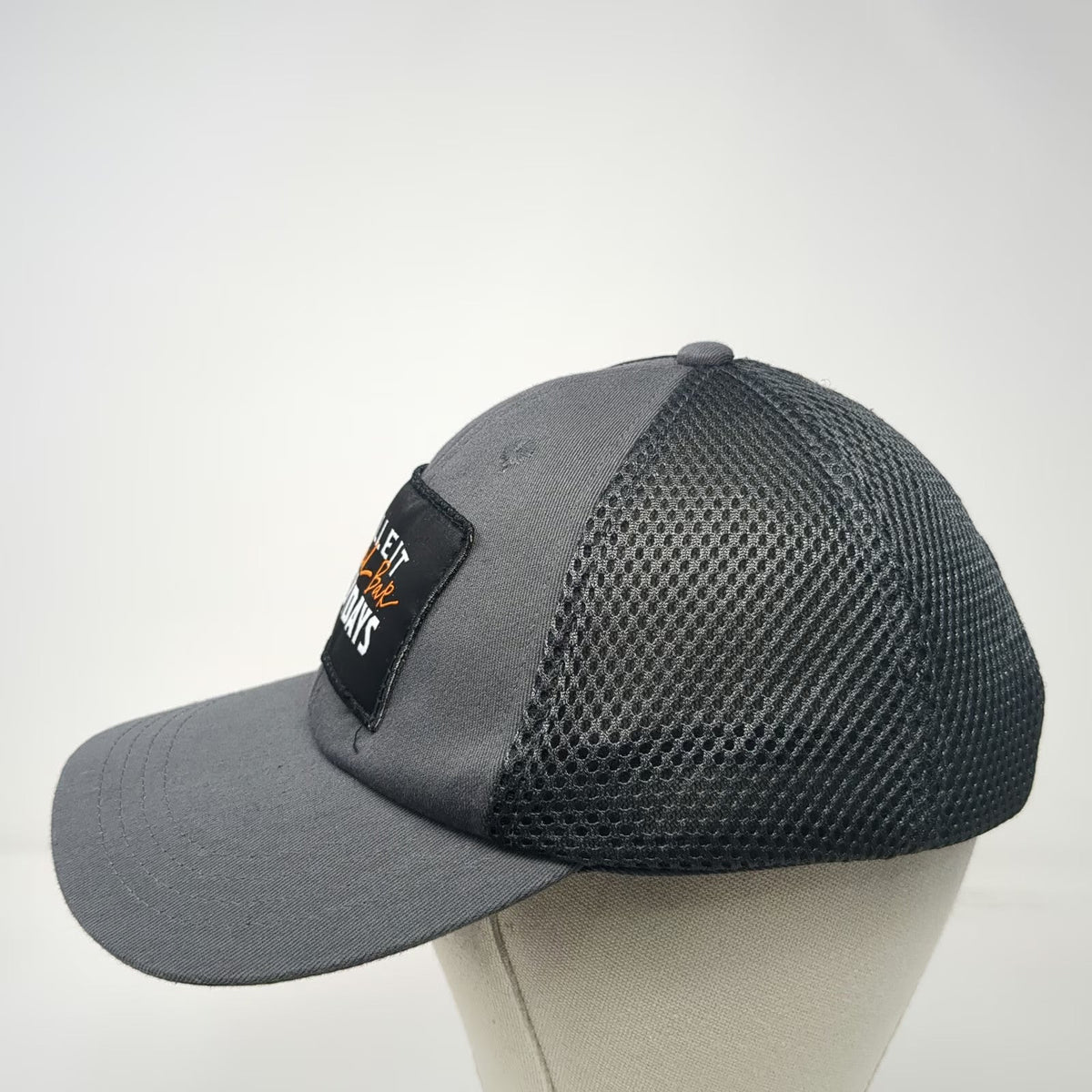 Bulleit Bourbon Trucker Hat Gray One Size Local Bar Sundays Mesh Back Snapback