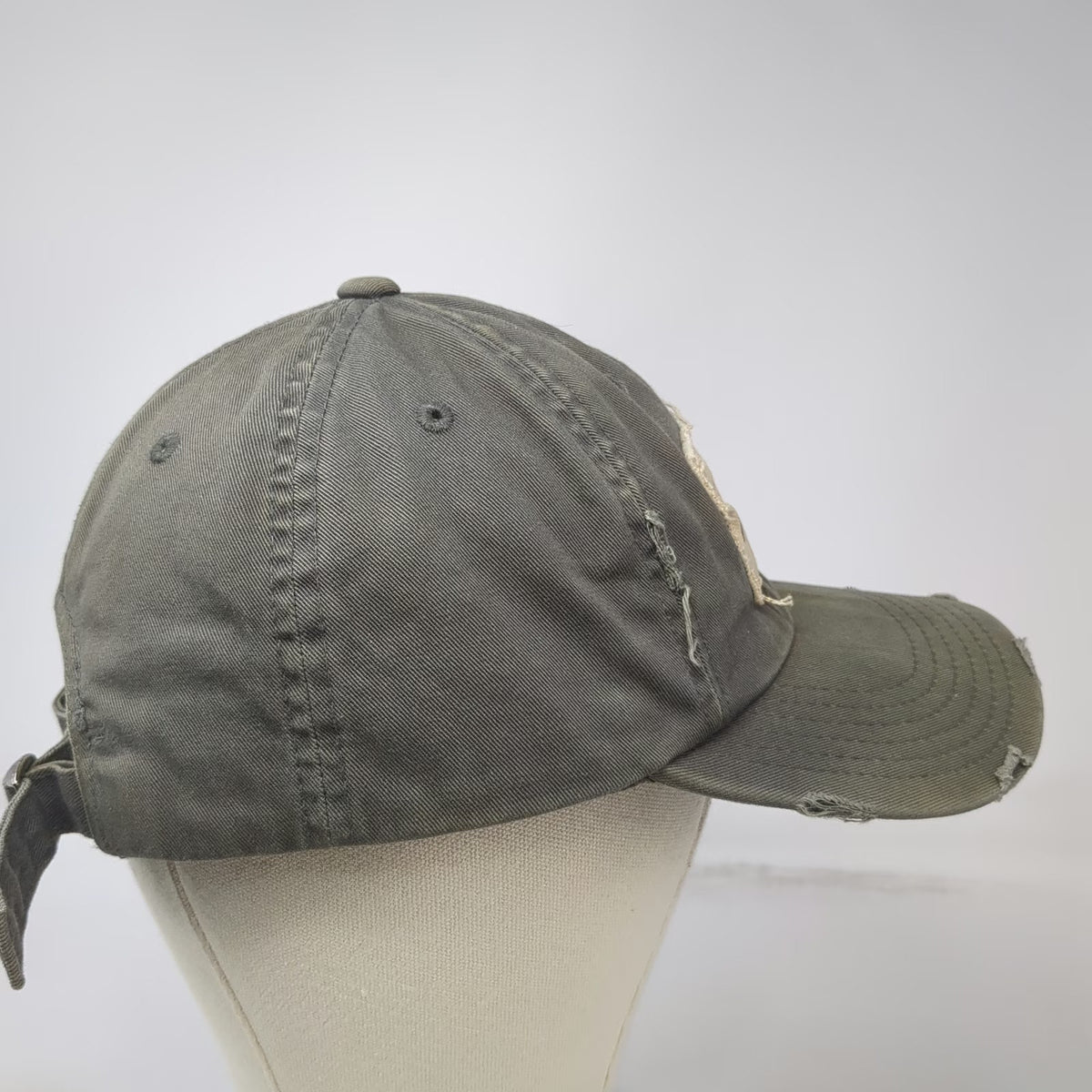 District Baseball Cap Green OSFM Alaska ak wild salmon Fish Patch Slideback hat