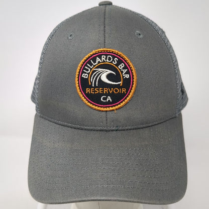Zephyr Trucker Hat Gray One Size Bullards Bar Reservoir CA Wave Patch Snapback