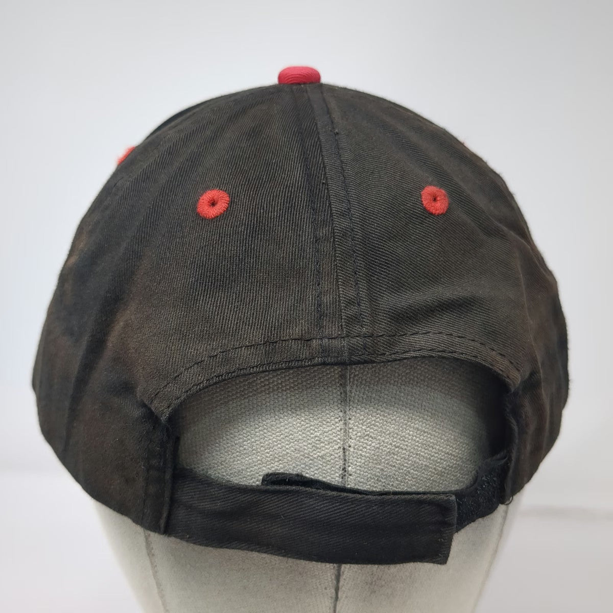 Otto Haney Truckline Baseball Cap Black OSFM Flames Embroidered Strapback Hat