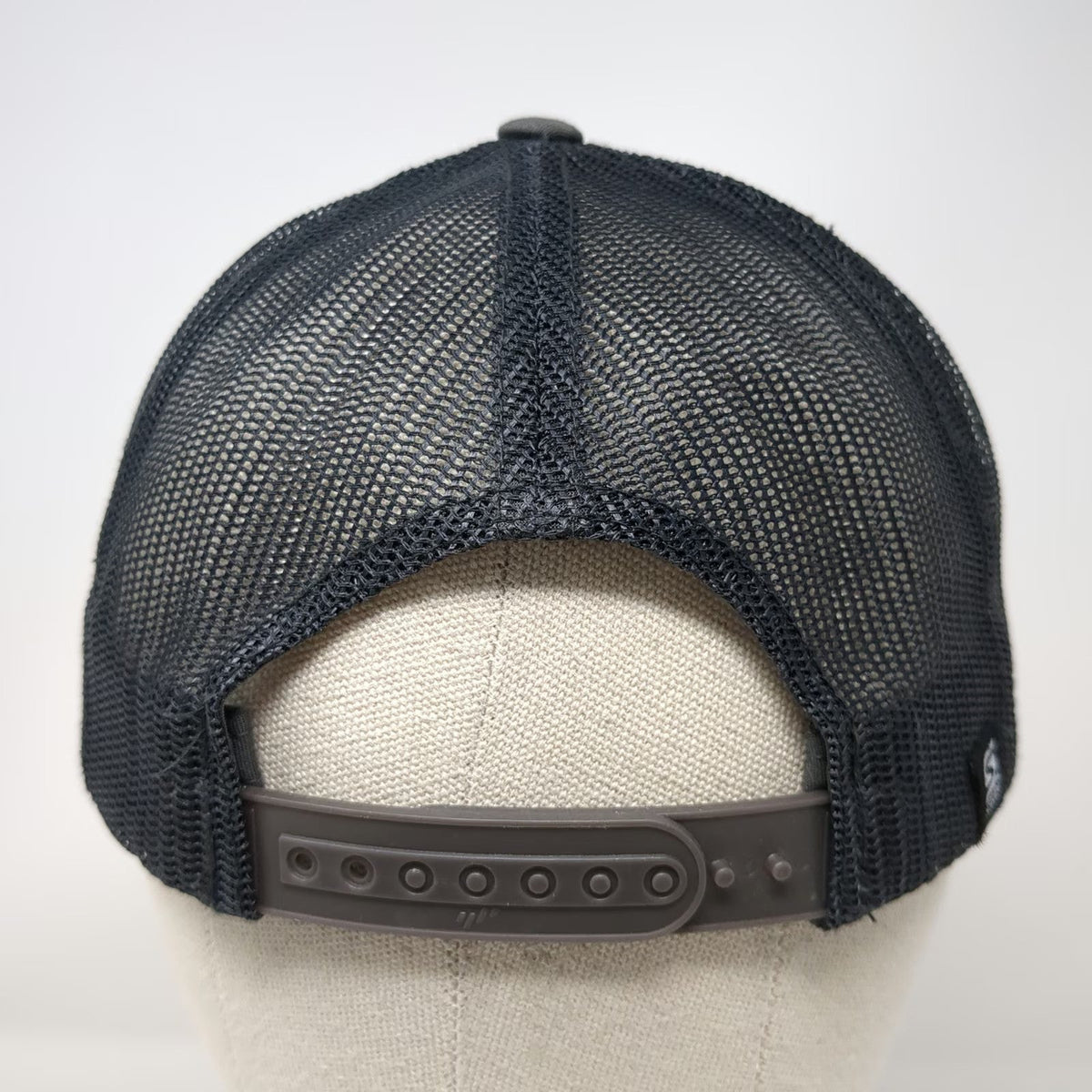 Stryder Trucker Hat Gray One Size Moab Utah Delicate Arch Patch Snapback Mesh