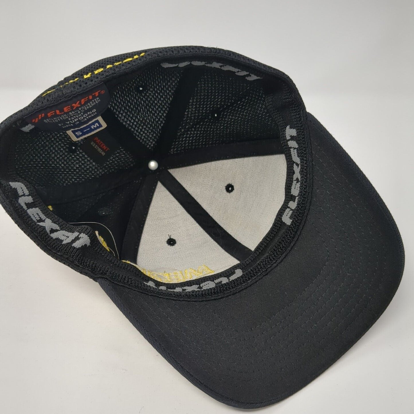 Medicine Man Fitted Hat Black S/M Embroidered Flexfit Breathable Yupoong