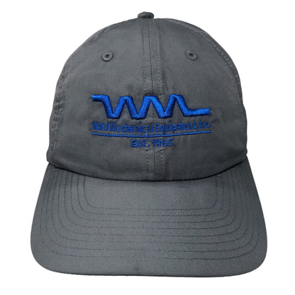 Ward Mechanical Equipment Strapback Hat Gray One Size Embroidered