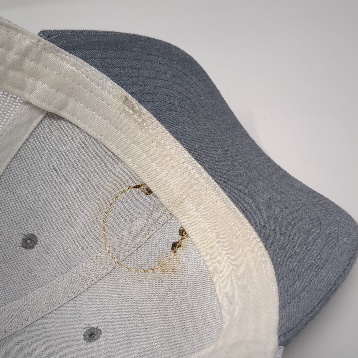 Olsson Industrial Electric Patch Snapback Trucker Hat Gray One Size Mesh Back