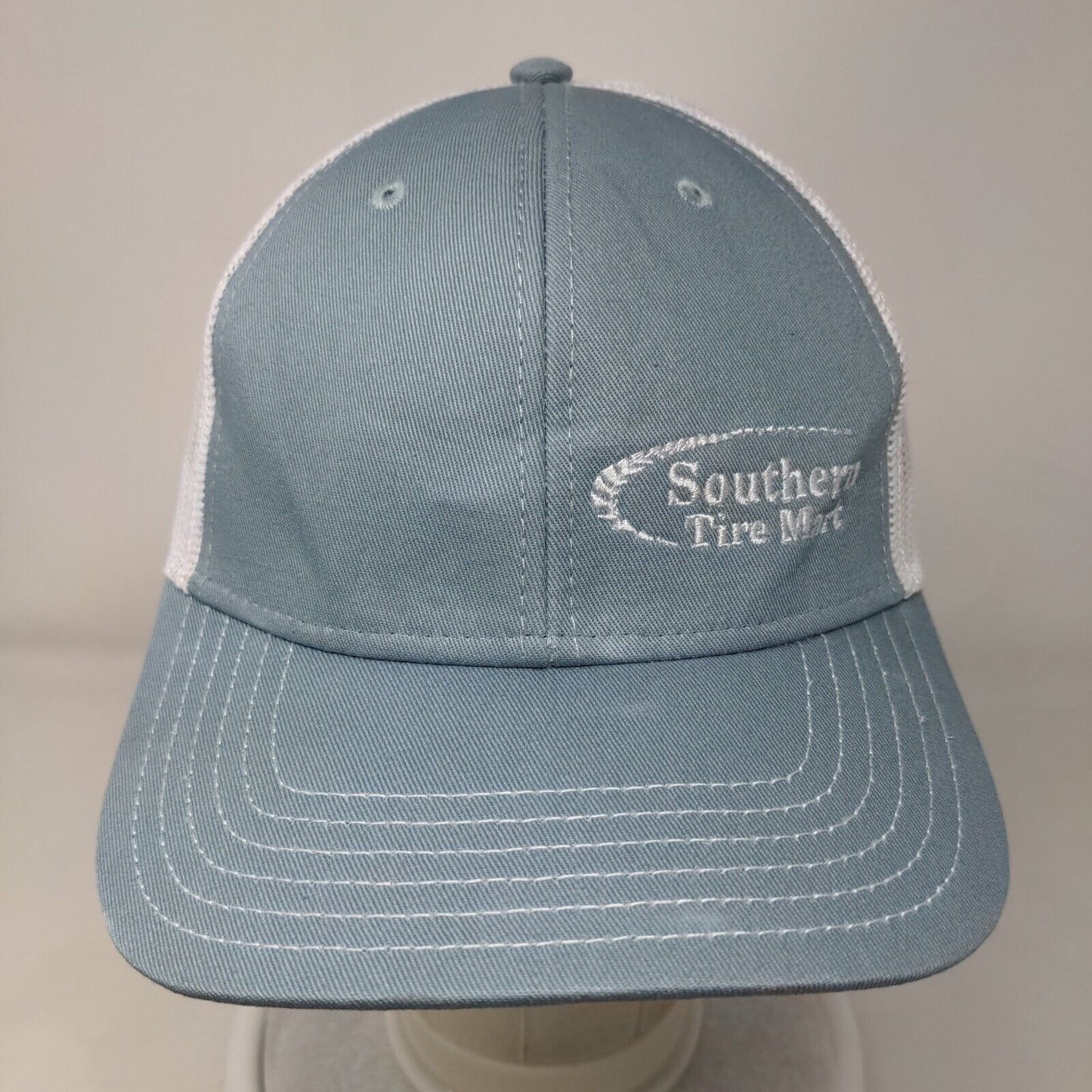 Southern Tire Mart Snapback Trucker Hat Blue One Size Mesh Back Cap America