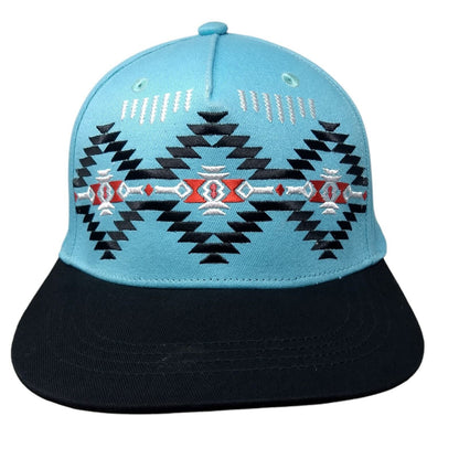 Unbranded Snapback Hat Multicolor OSFA Embroidered Aztec Adjustable