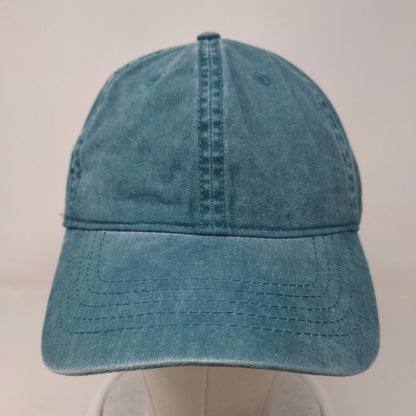 Unbranded Slideback Hat Solid Green OSFM Casual Outdoor Adjustable Blank