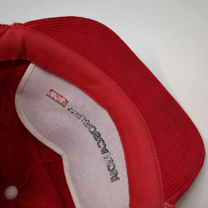 AmaPro 5 Panel Red Hat One Size Corduroy Rope Brim AGA Frigoscandia Strapback