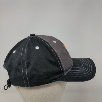 Monogram Strapback Hat Black One Size Embroidered Colorblock Sportsman