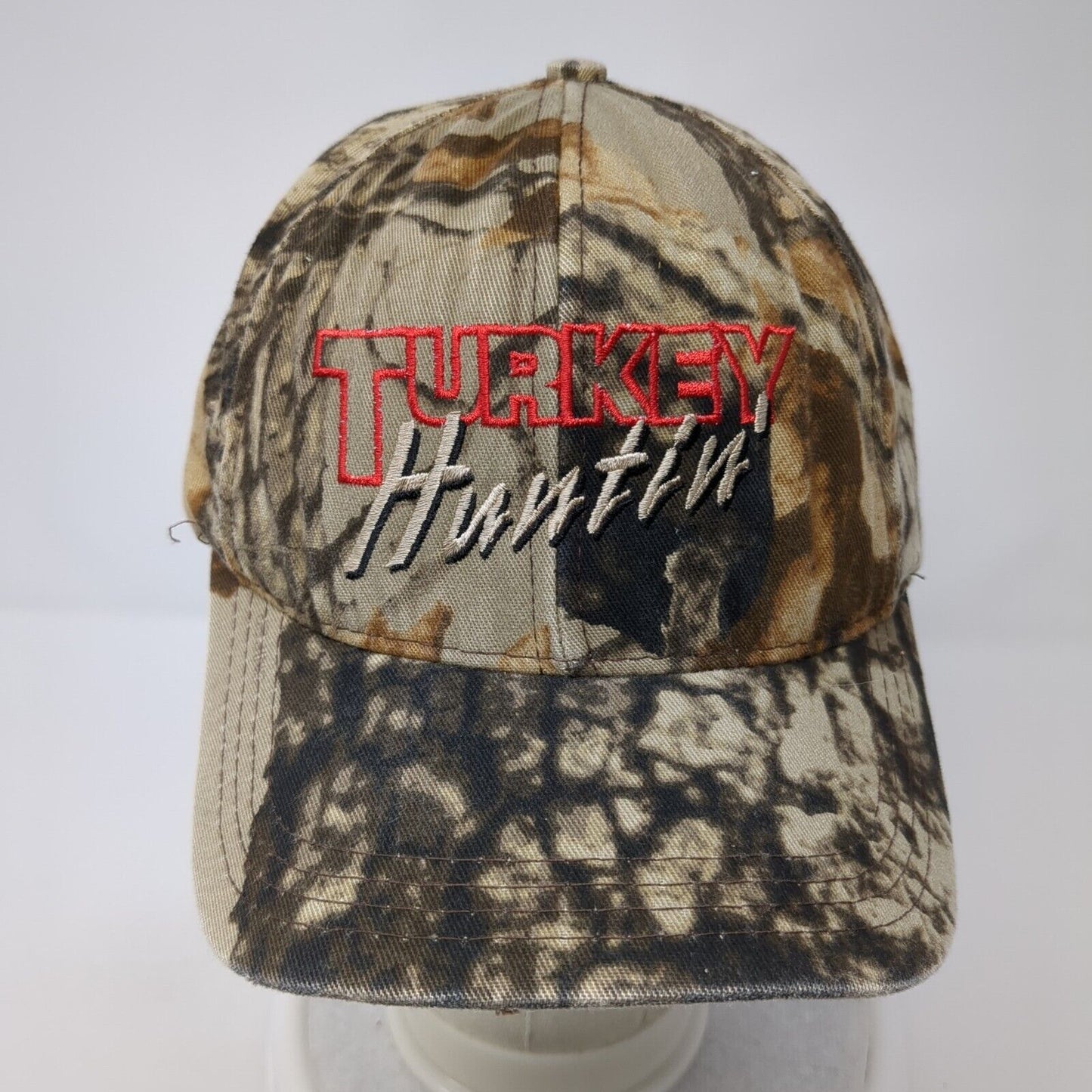 Turkey Huntin Snapback Hat Camouflage One Size Adjustable Embroidered 6 Panel