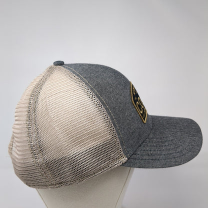 High Grade USA Costa Born On The Water Snapback Trucker Hat Gray OS Mesh Back