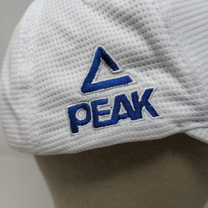 Peak Men's Strapback Hat White Size OSFA Embroidered USA Team Logo