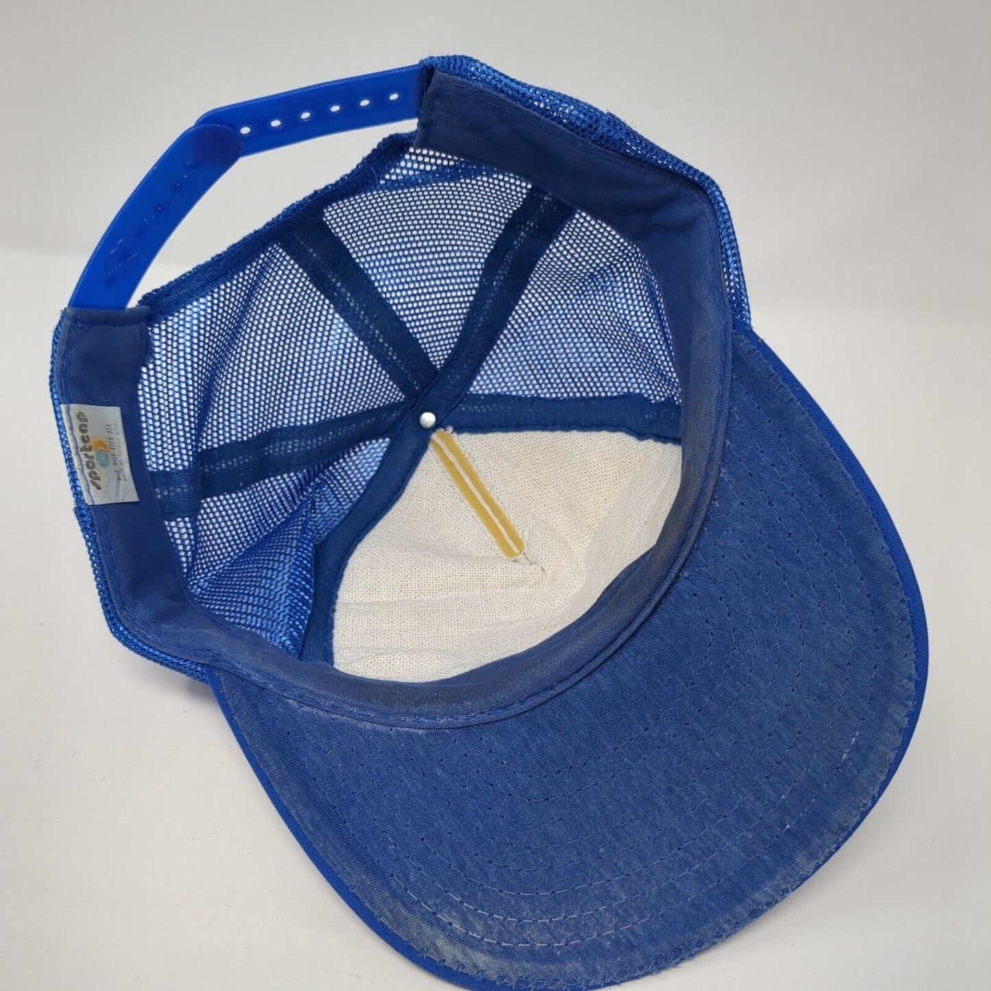 Plumbers Supply Snapback Mesh Back Trucker Hat Blue One Size Sportcap
