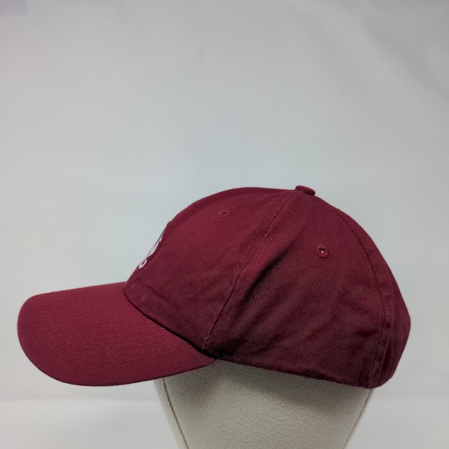 Sunny Co. Seahorse Strapback Hat Red OSFA Adjustable Embroidered