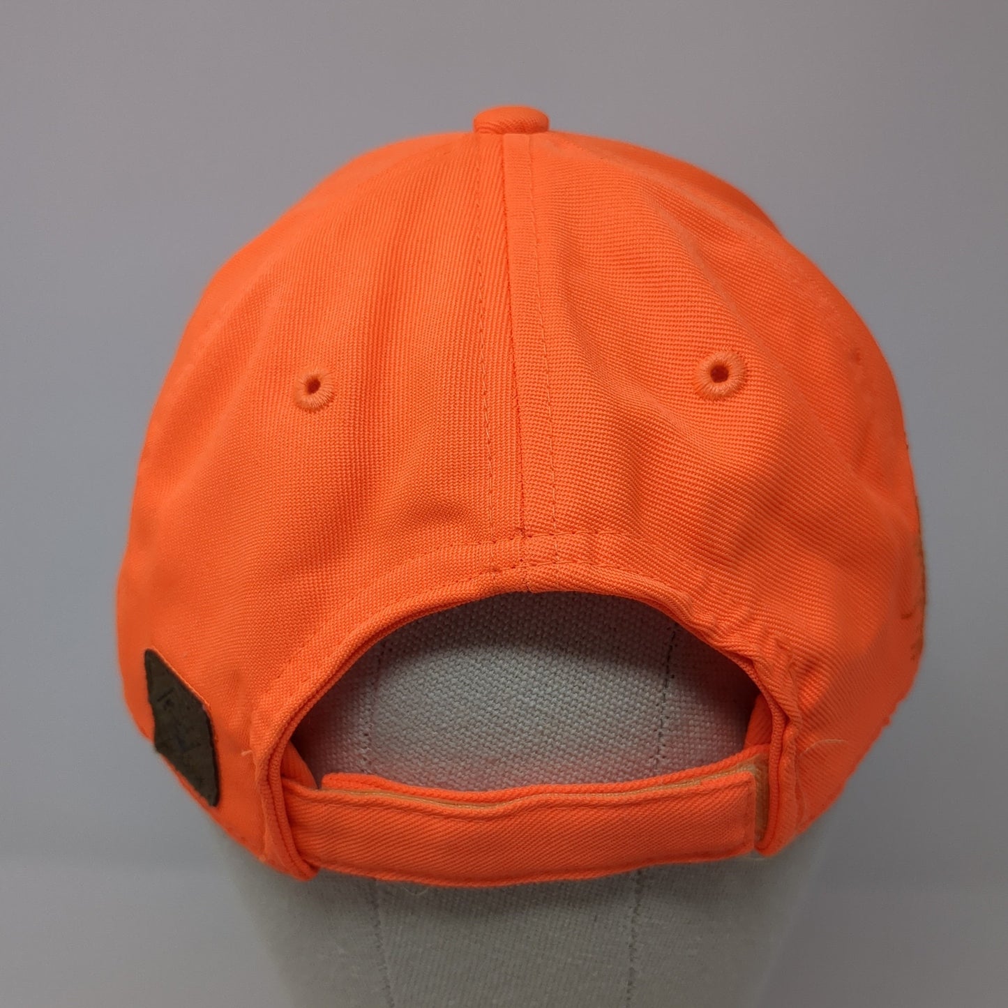 Wild Life Dri-Duck Baseball Cap Orange One Size Adjustable Vented Holes 6 Panel