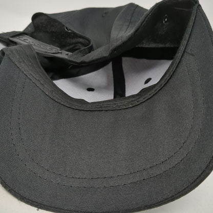 Jimmy John's Snapback Hat Black One Size Embroidered JJ Logo Polyester 6-Panel