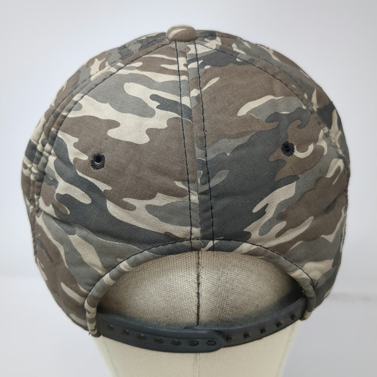 AJ Headwear Snapback Green Tiger Stripe Camo Hat One Size Structured 6 Panel