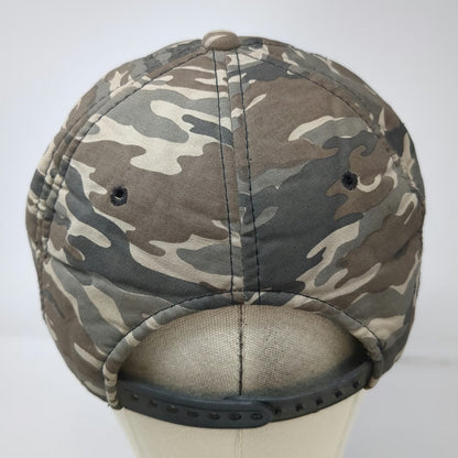 AJ Headwear Snapback Green Tiger Stripe Camo Hat One Size Structured 6 Panel