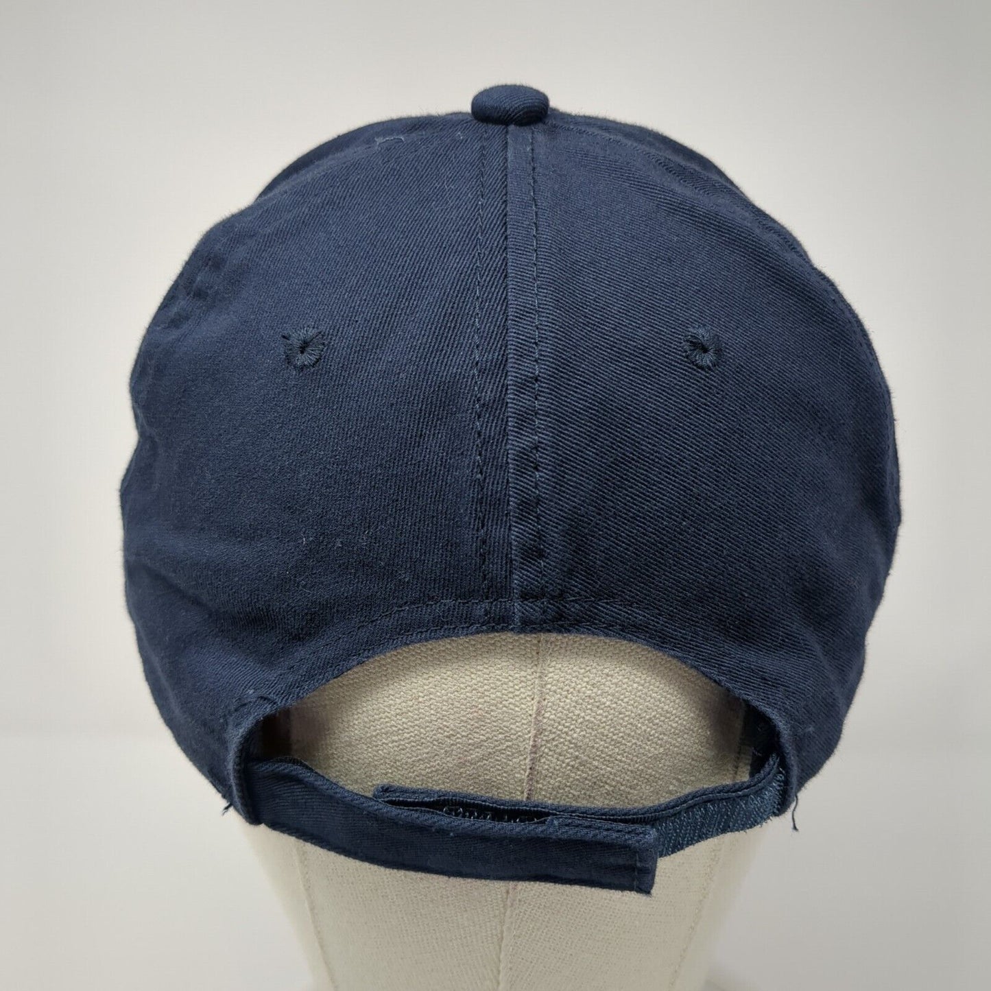 Letter X Strapback Hat Blue One Size Adjustable Outdoor Cap 6 Panel