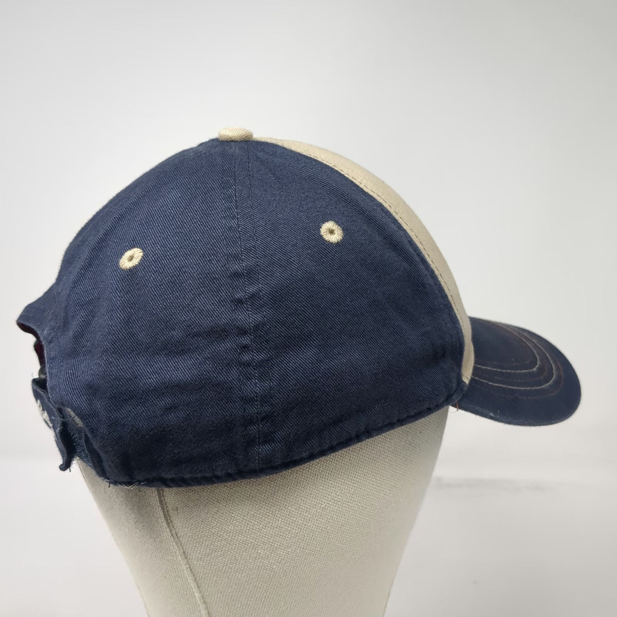 Cabela's Baseball Cap Blue One Size 1961 Eagle Mountain Patch Strapback Hat