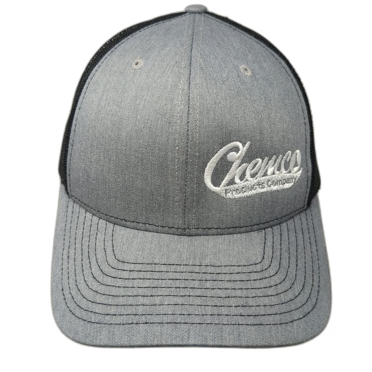 Richardson Trucker Hat Gray One Size Snapback Chemco Products Company Mesh Hat
