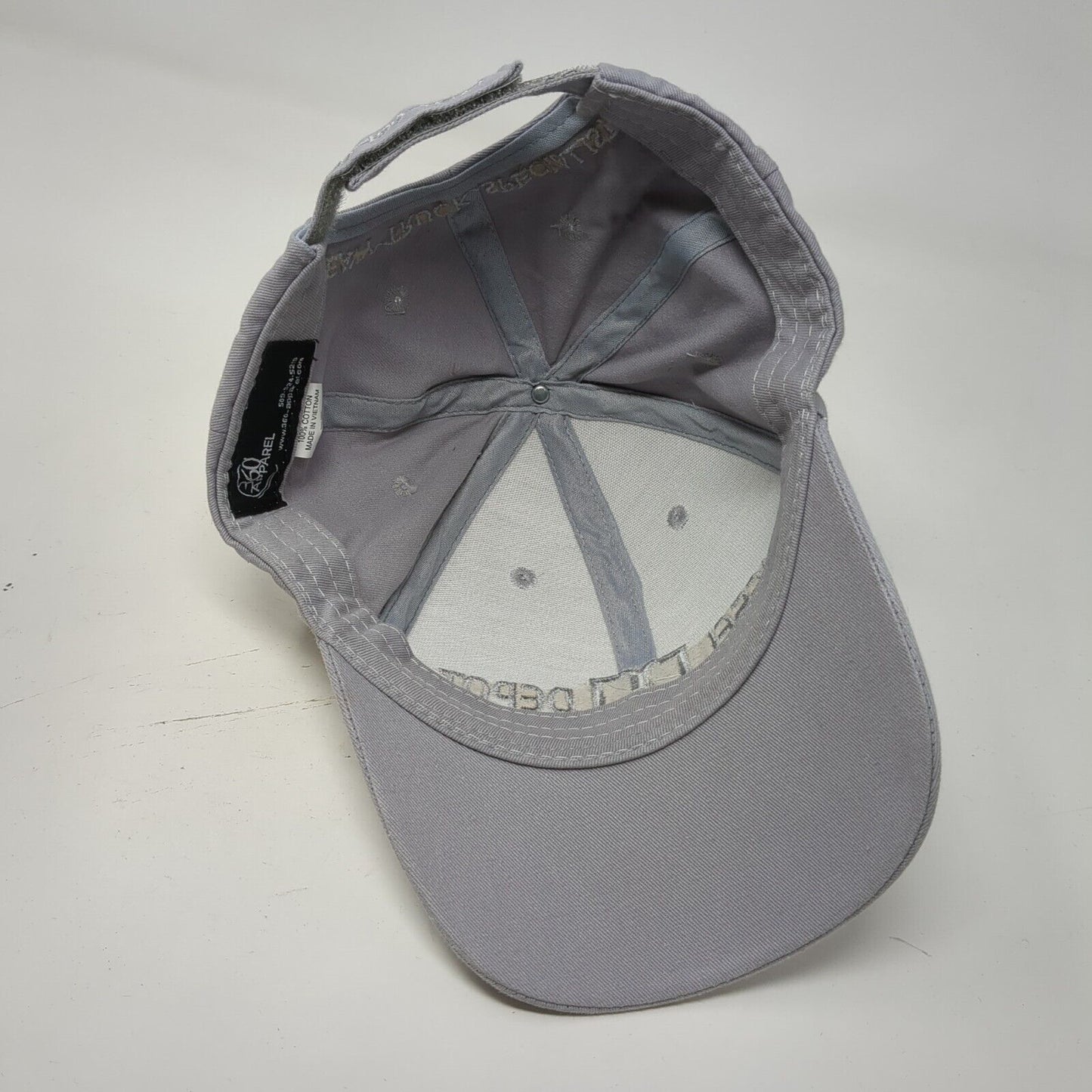 Diesel Depot Strapback Hat Gray One Size Solid Heavy Truck Specialists
