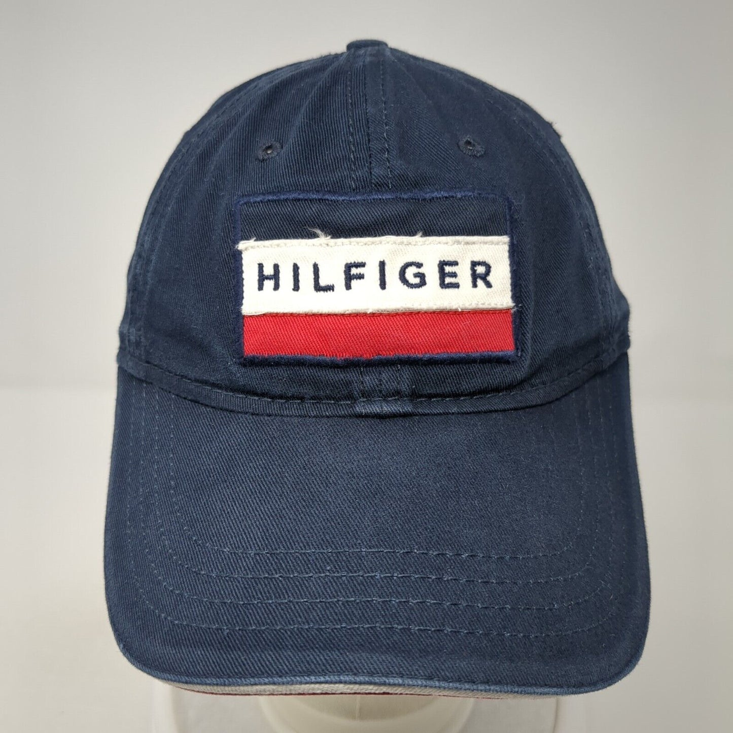 Tommy Hilfiger Slideback Hat Blue One Size Adjustable Solid 6 Panel