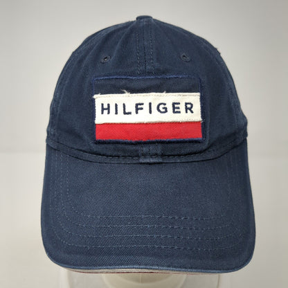 Tommy Hilfiger Slideback Hat Blue One Size Adjustable Solid 6 Panel