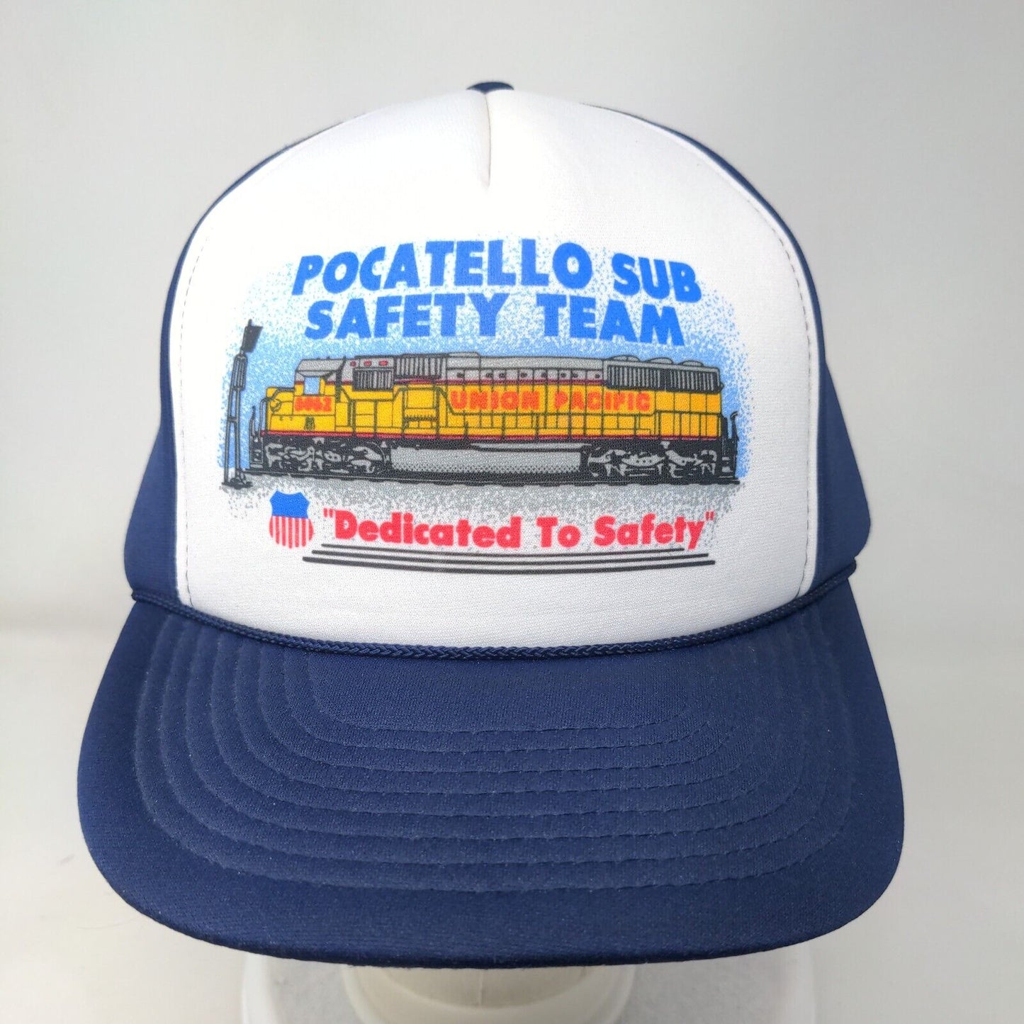 Pocatello Sub Safety Team Snapback Rope Hat Blue OSFA Colorblock Mohr's