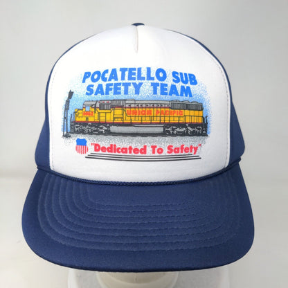 Pocatello Sub Safety Team Snapback Rope Hat Blue OSFA Colorblock Mohr's
