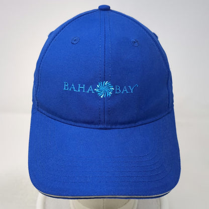 Adams Blue Baseball Cap One Size Baha Bay Bahamas Flag Water Park Resort Hat