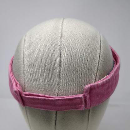 Capsmith Pink OSFM Visor Hat Strapback Trail of the Coeur d'Alene Harrison ID