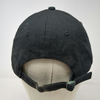 Guess Baseball Cap Black One Size Embroidered Jeans Script Logo Slideback Hat