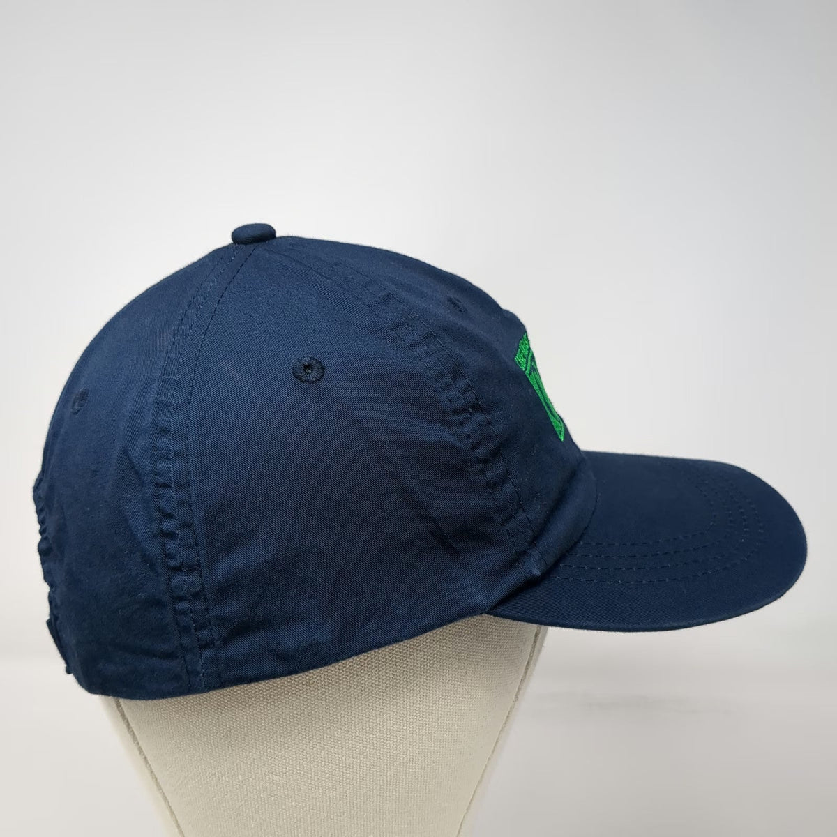 Imperial Baseball Cap Blue One Size CBCF Cure Breast Cancer Foundation Logo Hat