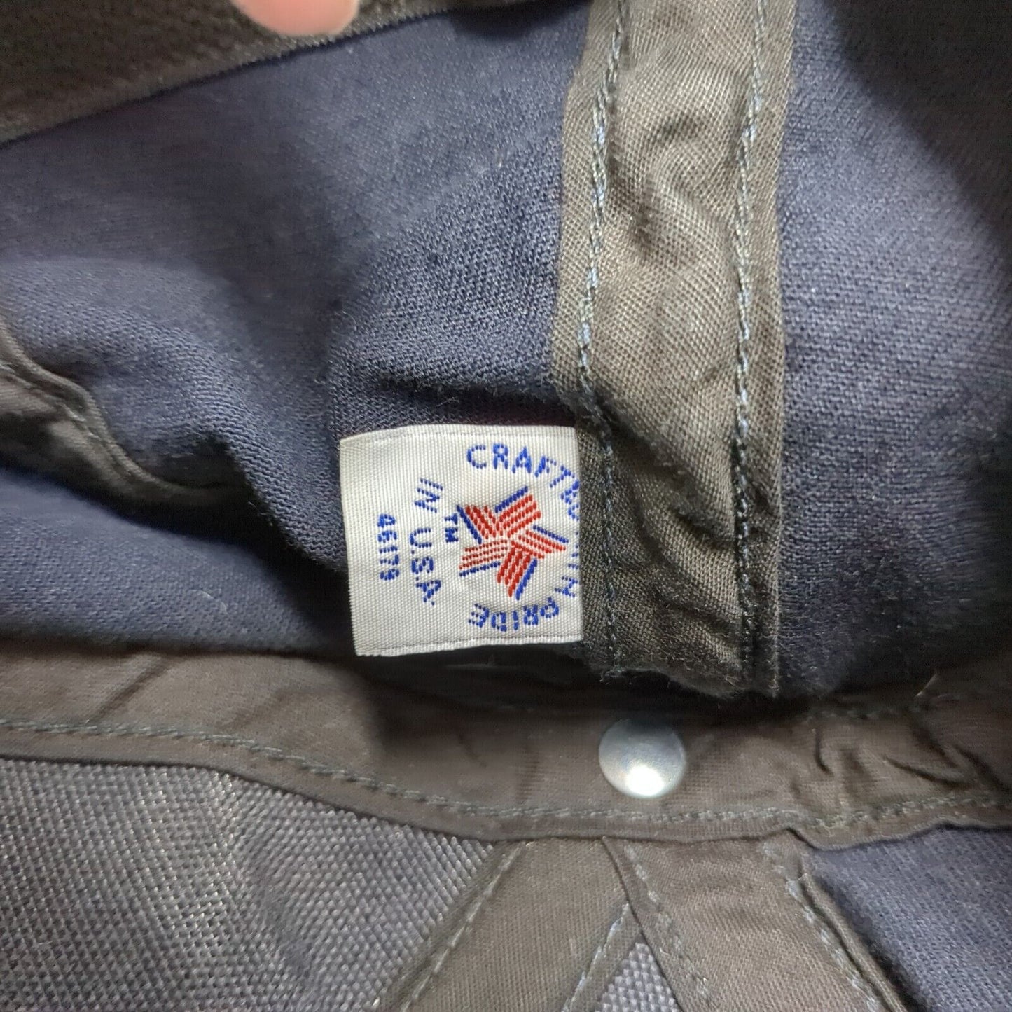 Air National Guard GoANG.com Fitted Hat Blue One Size Embroidered 6 Panel