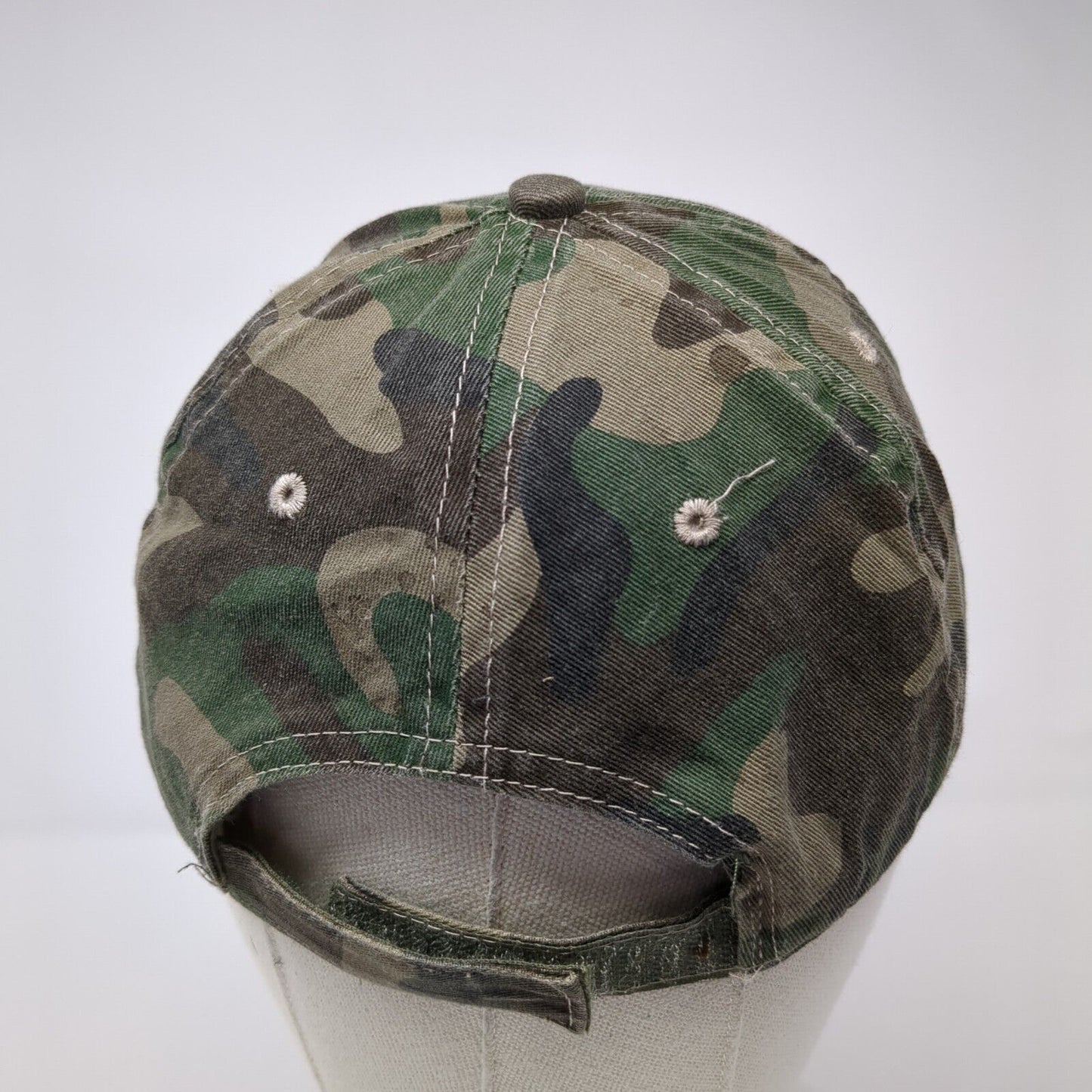 Unbranded Strapback Hat Camouflage One Size Adjustable 6 Panel Outdoor
