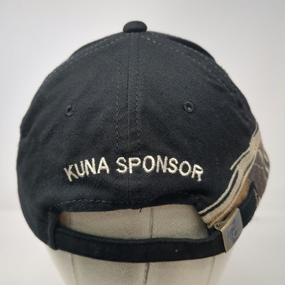 Ducks Unlimited Baseball Cap Black One Size Camo Kuna Sponsor Embroidered Hat