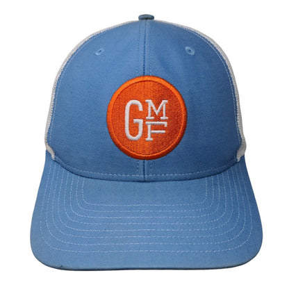 GMF Snapback Mesh Back Trucker Hat Blue One Size Colorblock Richardson
